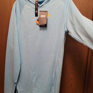 MIER Men's Blue Hoodie Sweatshirt